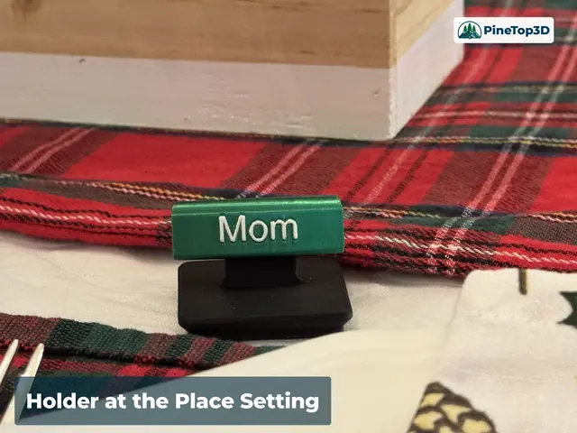 Holder at the place setting