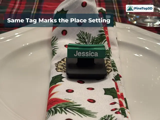 Same tag marks the place setting