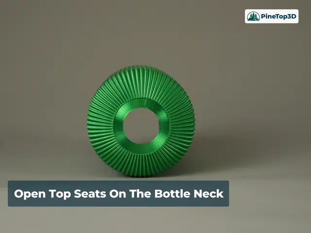Top view — the neck opening
