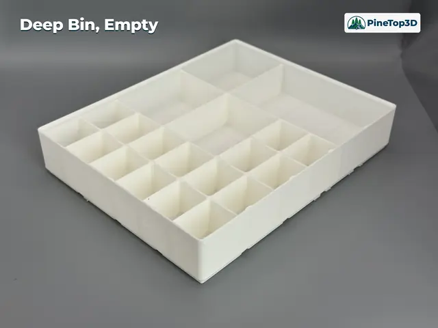 Deep bin, empty
