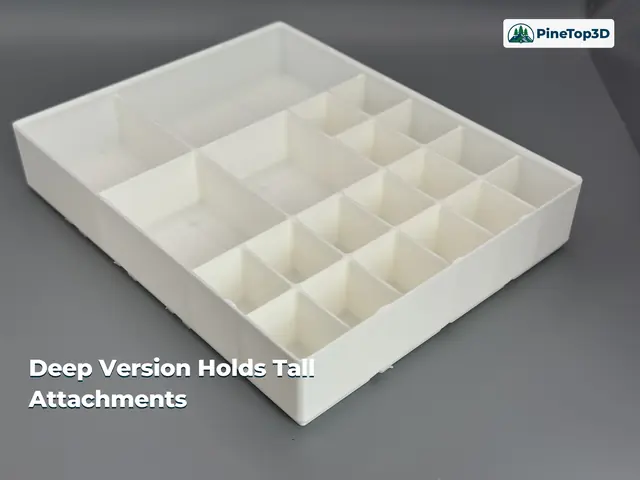 Deep version holds tall attachments