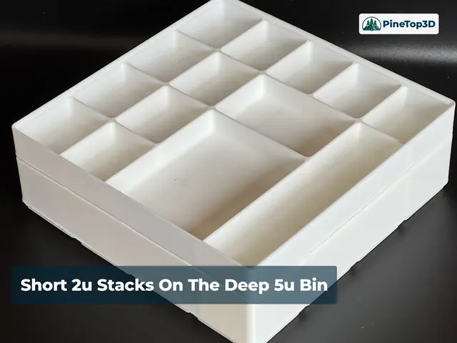 Short 2u stacked on the deep 5u bin