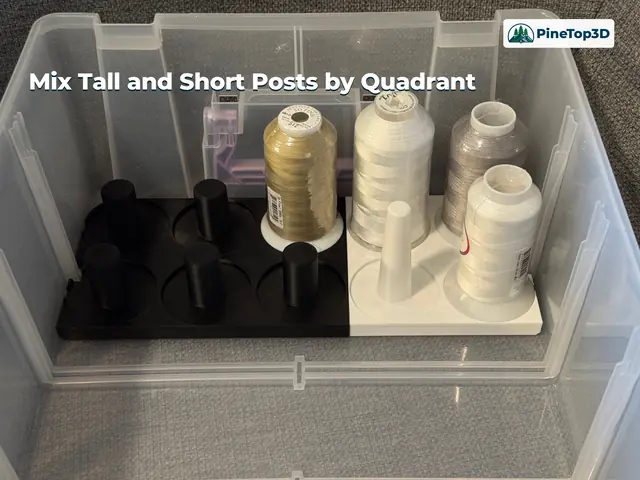 Tall and short posts mixed by quadrant