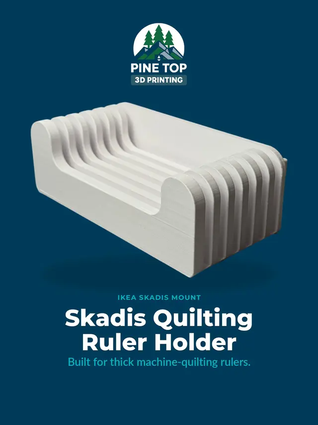 Product photo of the ruler holder